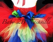 Parrot Tutu Costume for Girls 5-6T