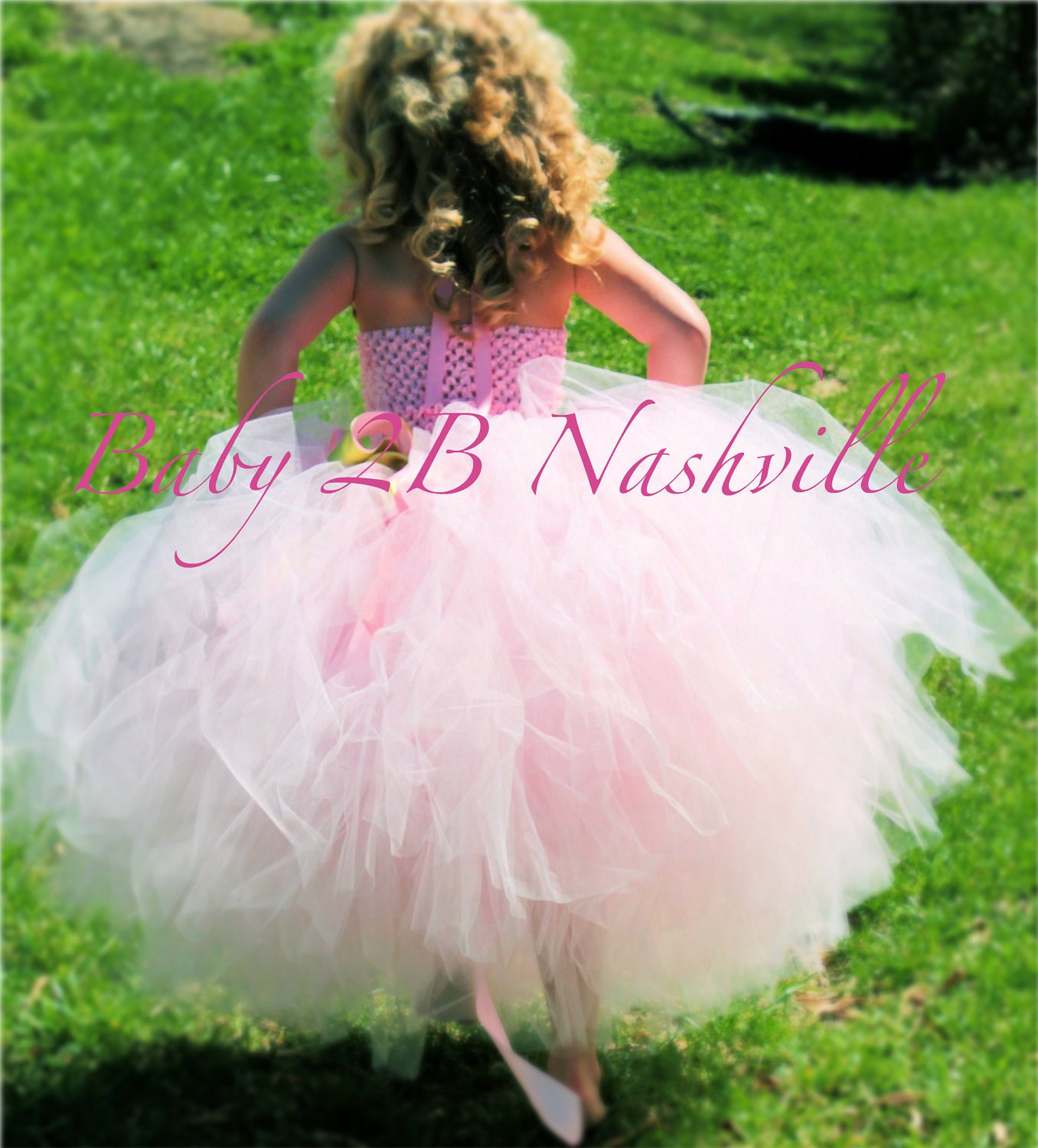 Flower Girl Tutus Girls 5- 6T up to 24 inches length