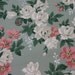 1940's Vintage Wallpaper Stunning white roses and pink flowers on green