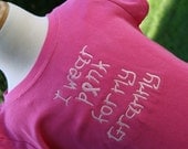 TLB Breast Cancer Awareness Tshirt Customized for Grandma Aunt Mom Donation with each shirt