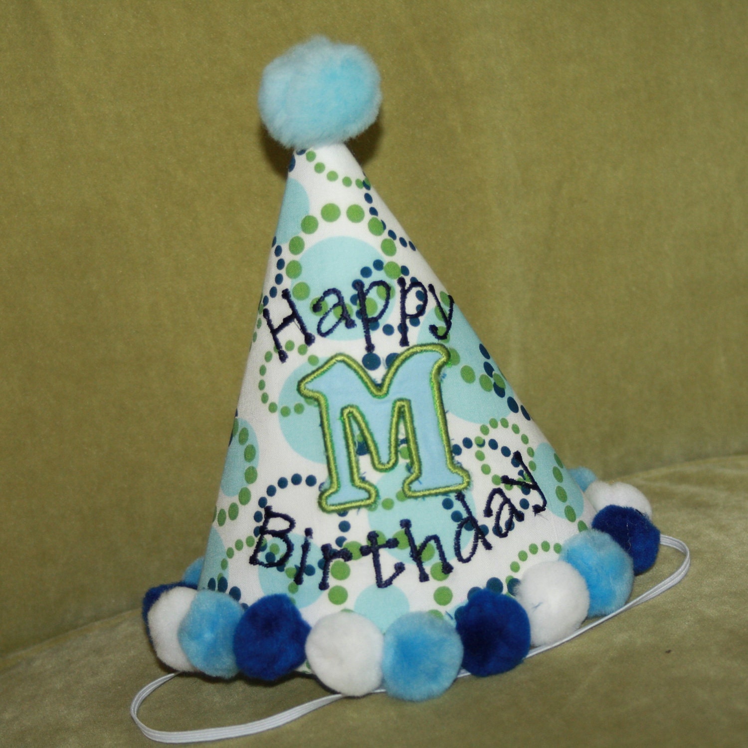 TLB Boy or Girl Personalized Birthday Hat with Name  Only Photographers Props Cake Smash