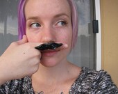 Ceramic Mustache Ring