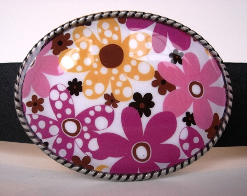 Birthday Belt Buckle, Mod Daisy Jada Belt Buckle