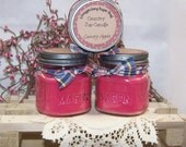 Country Apple Mason Jar Candle half pint