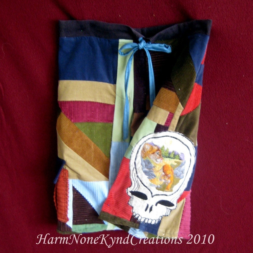 Childrens super heady random corduroy patchwork shorts w/ stealy and Cougar embroidery - TEMPORARY SALE PRICE