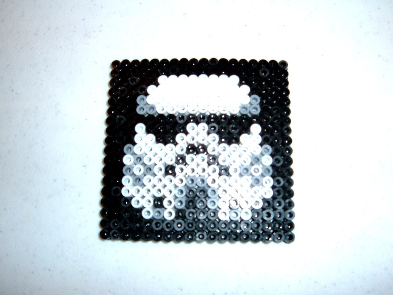 Perler Bead Coasters - STORM TROOPER