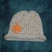 Knit Toddler Hat - FLOWER POWER