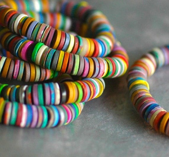 Reef color beaded bracelet