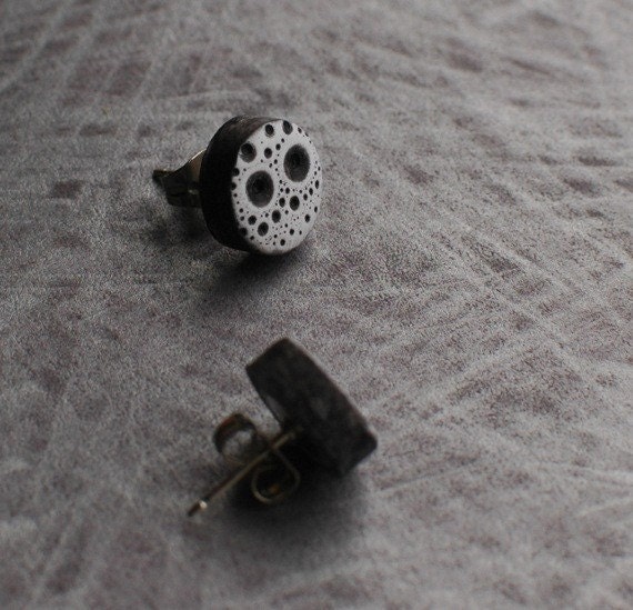 Sea Urchin post earrings