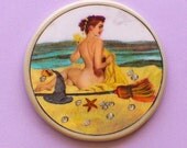 Pin Up BEACH WITCH Talisman Amulet Wicca Pagan