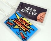 Diaper Bag Tags - Luggage Tags - Backpack Tags (Pick any 4 designs) Il_170x135
