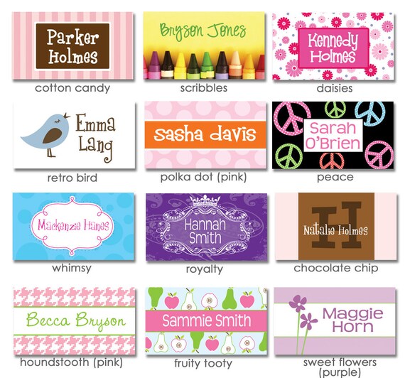 Pick Your Design Waterproof Labels Il_570xn
