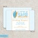 surf board baby shower . sip and see invitation chevron  "little surfer dude"