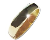 14K Yellow Gold 4mm Wedding Band Bands Engagement Rings Ring Jewelry Jewellery SSR-534