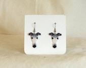 Whippet, Greyhound or Sight Hound Beaded Earrings