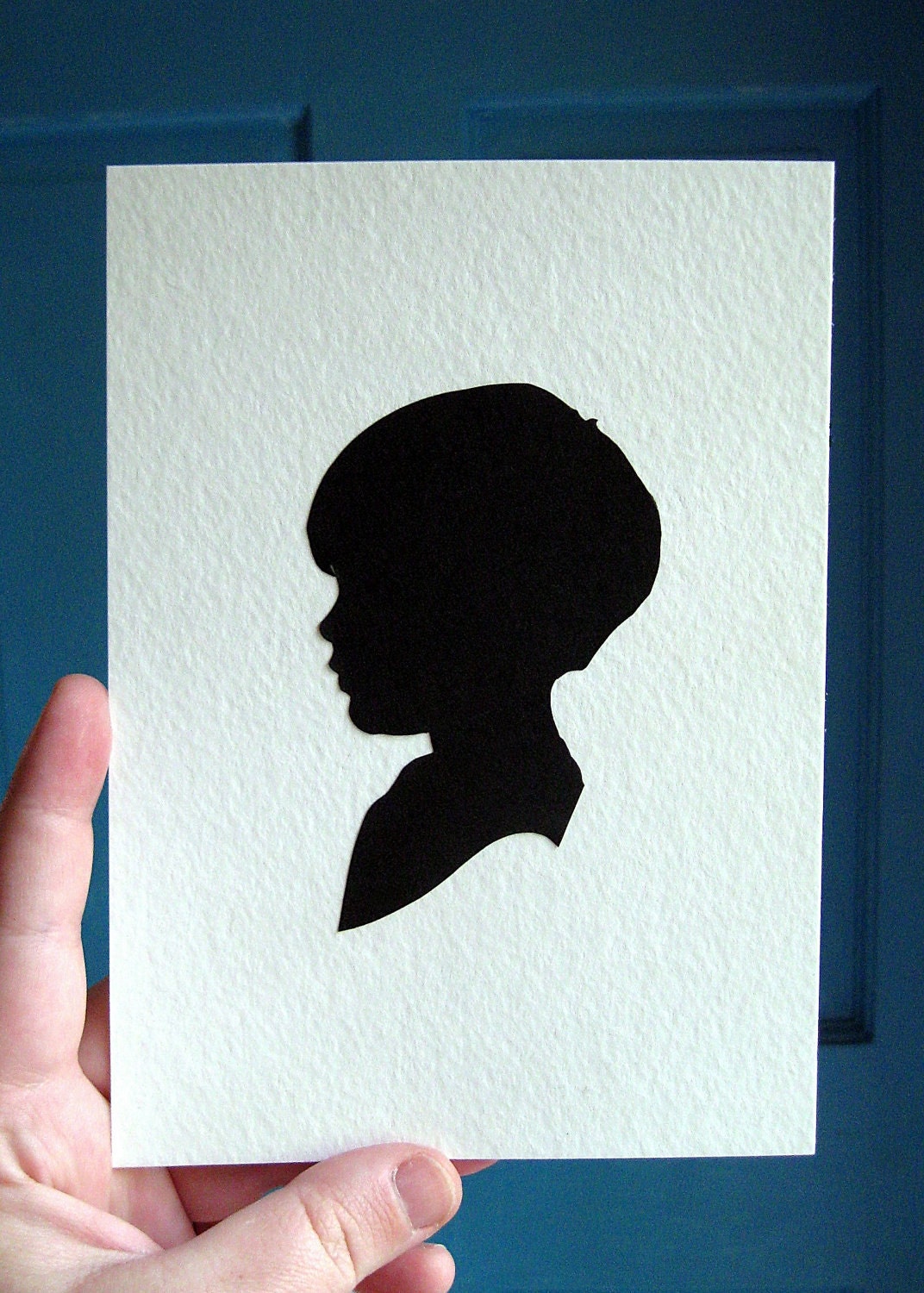 Paper Silhouette. Handcut and Mounted. Custom Made for You.
