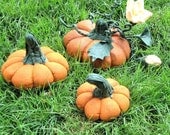Primitive Pumpkin, Soft Sculpture, Pumpkin