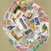 50 Vintage Used Postage Stamps from Around the World to use in Paper Arts, Collage, Scrapbooking, Mixed Media, Journaling & MORE