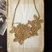 lace necklace -MIRIELLE- (saffron)