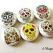 Sugar Skulls Dia De Los Muertos 1" MAGNETS Day of the Dead
