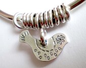 Silver Bird Bangle