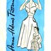 1950s Summer Playsuit Pattern - Anne Adams R4745 - Bra Halter Top / Skirt / Shorts - Size 18