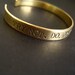 Star Wars -Do or do not. There is no try. - Hand Stamped Cuff Bracelet in aluminum, copper or brass