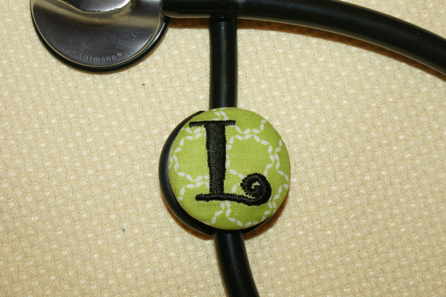 Monogrammed STETHOscope Cover, U pick fabric and letter, 160 fabric CHOICES