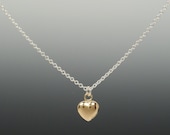 Tiny Gold Heart on a Chain
