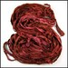 Silk Sari Ribbon called Merlot HALF skein