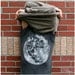 My Moon, My Man - mens tshirt - S/M/L/XL - full moon screenprint on American Apparel heather black - fall fashion