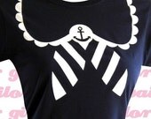 Sailor Shirt - Nautical Anchor NAVY T-Shirt - Choose from 1X or 2X