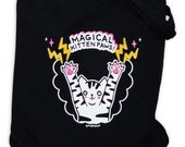 Tote Bag - Cat Tote - Magical Kitten Paws Totebag