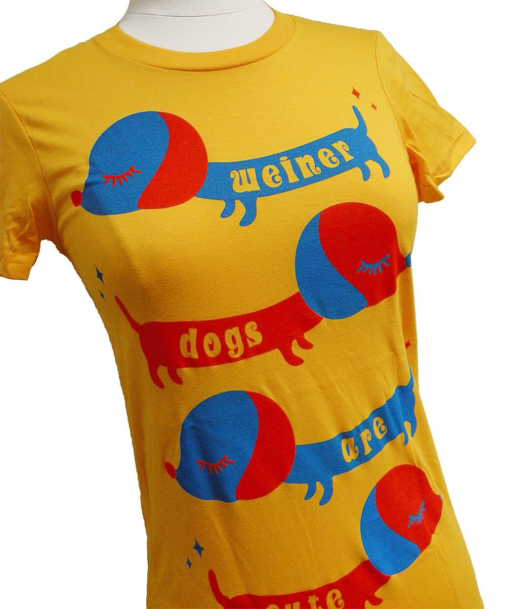 Dachshund Shirt - Wiener Dog Circus T-Shirt - Available in sizes S, M, L, XL