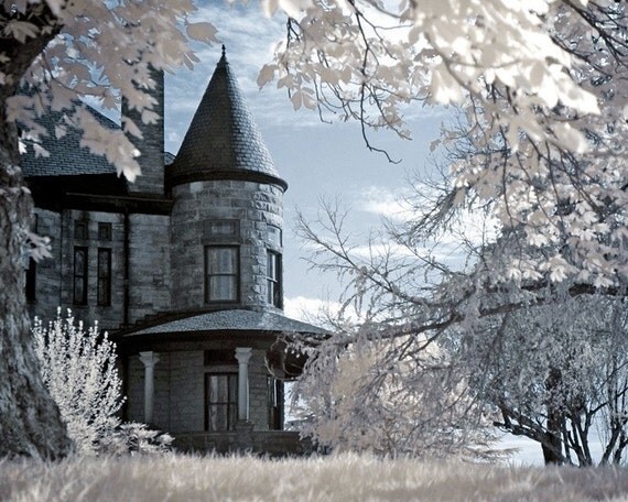 Maymont House -  8x10 - Infrared Photograph
