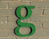 The Letter g handmade wood sign - wall decoration alphabet for vintage or modern decor
