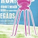 Egads Man Run - 11x14 Poster Print