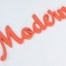modern handmade wood sign - wall decoration for vintage or modern decor