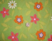 Floral Pucker Knit on Cotton Lycra Knit Fabric 1 YD