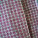 Red and Green Check Woven Fabric