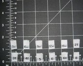 50 Woven Size Tags - MIXED LOT - You choose 50 tags from sizes 3m 6m 9m 12m 18m 2t 3t 4t 5 6 6x 8