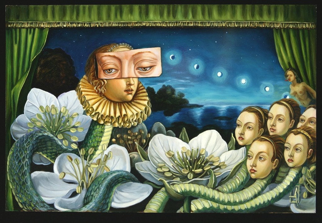 The Teachings of Lilith, 13 x 19 inches, Hand Signed and Numbered Edition of 50
