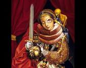 The Red Queen, 13 x 19 inches, Hand Signed and Numbered Edition of 50