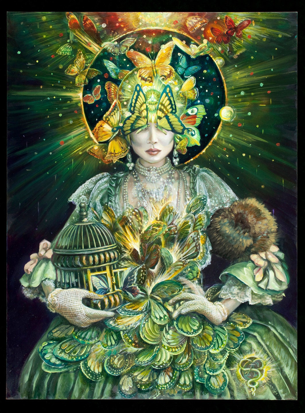 The Butterfly Lovers, 13 x 19 inches, Hand Signed and Numbered Edition of 50