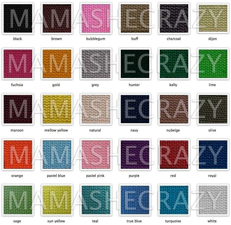 Cotton Webbing 1.25 Inch  Five Yards Your Choice For Key Fobs Handbags