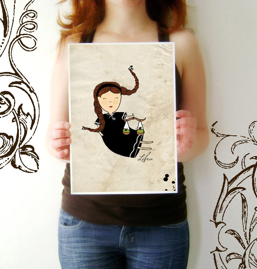 A4 Print- Libra