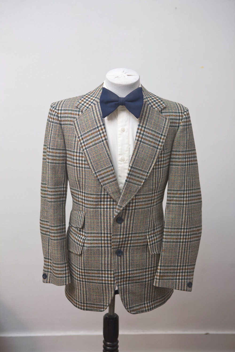 Size 42 Vintage Glen Plaid Sport Coat