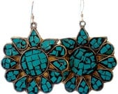 Tibetan Turquoise Earrings