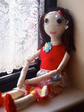 Large Personalized Rag Doll