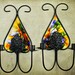 Green Man Candle Sconce Set - Dark Home Decor - Burtonesque - Goth